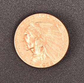 1928 Indian Head $2.5 Gold Coin