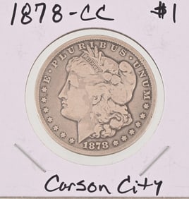 1878 Carson City Morgan Silver Dollar