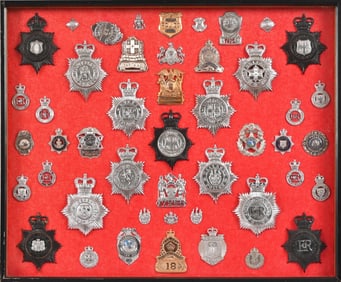 Kings/Queens Crown Police Badge Collection