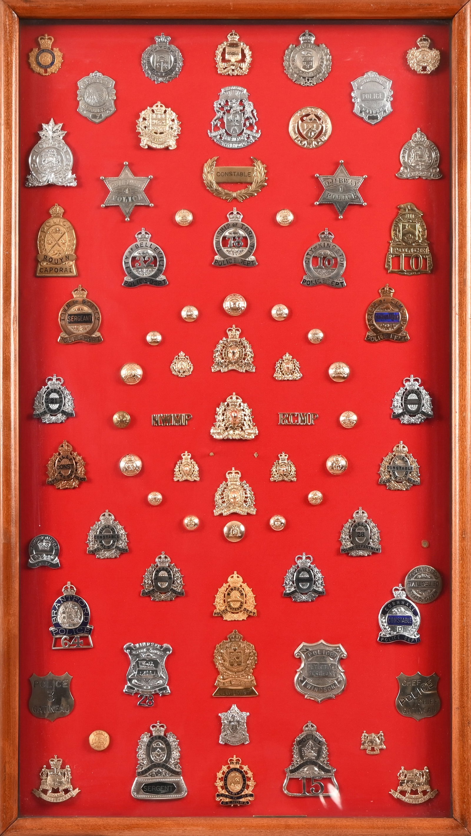 Canadian Police Badge Collection: From the collection of the Former Texas Ranger Foundation