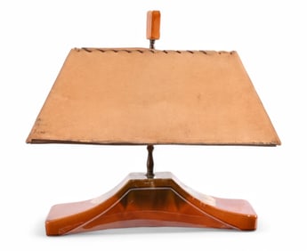 Vintage Haeger Ceramic Lamp With Shade