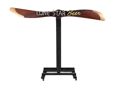 Lone Star Beer Propeller Neon Tribute Recreation