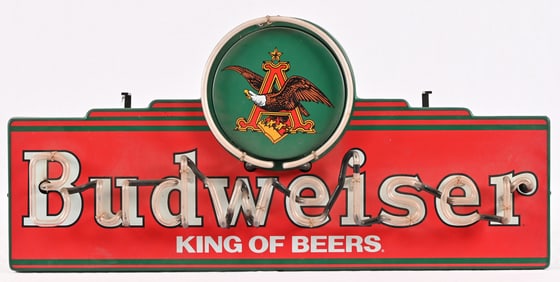 Vintage Budweiser Neon Light