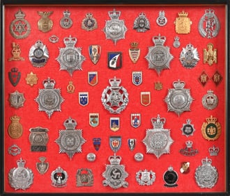 Royal Canadian & British Police Badge Collection