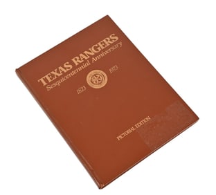 Texas Rangers Autographed Sesquicentennial Book