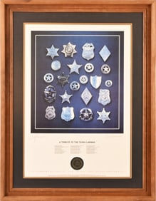 Sherry McDonnell LE Lawman Badge Print