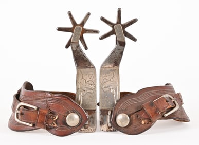 Kelly Marked Steerhead Spurs