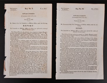 1850's Military Affairs Committee Reports