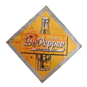 Dr. Pepper "Good For Life" Metal Sign