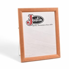 Justin Boots Floor Mirror