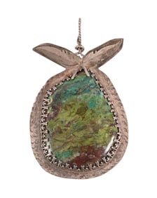 Navajo Sterling Turquoise Pendant