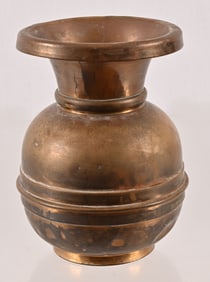 Antique Brass Spittoon