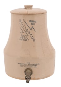 Antique Radium Ore Revigator Crock