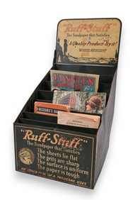 Ruff Stuff Sandpaper Counter Display c.1930's