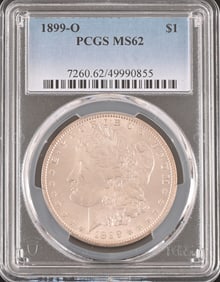 1899-O Morgan Silver Dollar PCGS Graded MS62