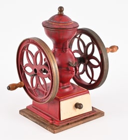 Antique John Wright Coffee Mill