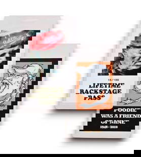 Willie Nelson LIFETIME Backstage Pass 16/100: From the collection of longtime Willie Nelson artist, Steve Brooks. 2.5 x 4.25