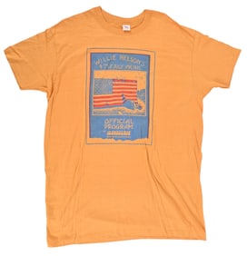 Willie Nelson 4th July Official Program T-Shirt