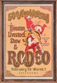Houston Livestock Show and Rodeo Poster, Astrodome