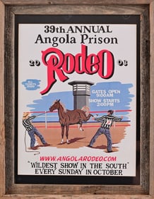 Angola Prison Rodeo 39th Annual Poster 2003