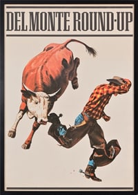 Del Monte Round-Up Rodeo Poster c.1965