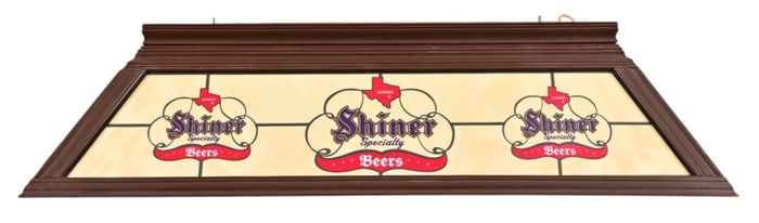 Shiner Beer Billiards Table Light