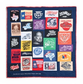 Willie Nelson T-Shirt Quilt Texas State Fair