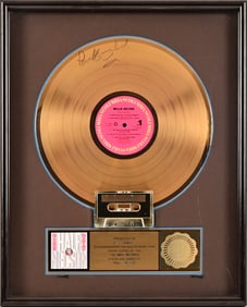 Paul English "Half Nelson" Gold Record Signed