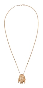 Gold Necklace Gift to Paul English by Leon Russell