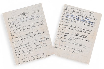 Willie Nelson Hand Written Song Lyrics1968