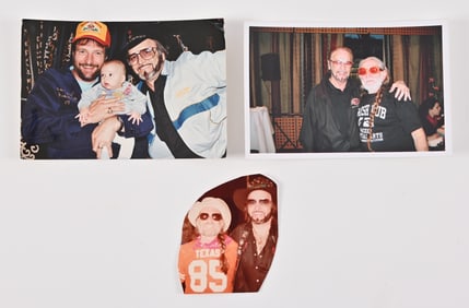 Willie Nelson & Paul English Candid Photos