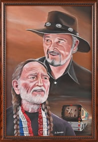 "Willie and Paul" Painting by J.L. Syvertsen