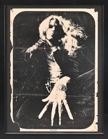 Janis Joplin Poster Personal Gift To Pam Ware