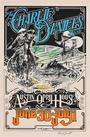 Charlie Daniels Band, Austin Opry House Poster
