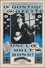 AWHQ Country Gazette Poster by Guy Juke 1978