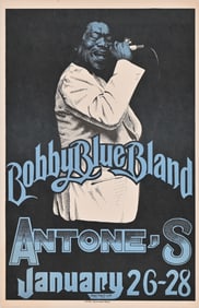 Antone's Bobby Blue Bland Poster by Danny Garrett