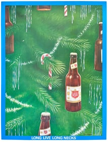 Lone Star Beer Jim Franklin Long Neck Poster