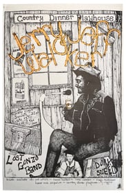 Jerry Jeff Walker Country Dinner Playhouse Poster