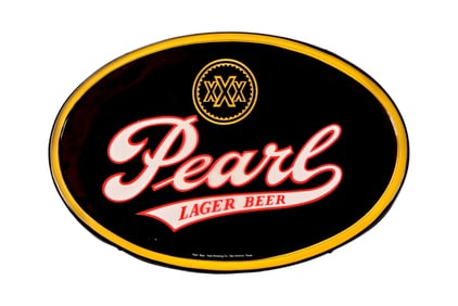 Pearl Beer Lighted Sign Circa 1980
