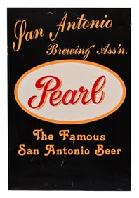 Pearl San Antonio Brewing Association Metal Sign
