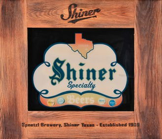Shiner Beer Lighted Sign