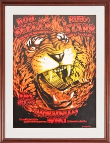 AWHQ Bob Seeger Concert Poster by Sam Yeates