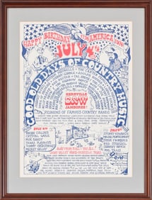 Kerrville Country & Western Jamboree Poster 1976