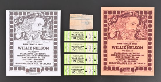 Willie Nelson Honeysuckle Rose Movie Color Proof