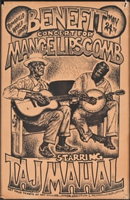 AWHQ Mance Lipscomb Benefit Poster, Micael Priest