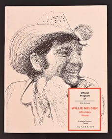 Official Willie Nelson 4th July Picnic Program