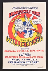 Willie Nelson Honeysuckle Rose Casting Call Poster