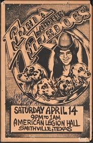 Freda & The Firedogs Signed Poster, Micael Priest