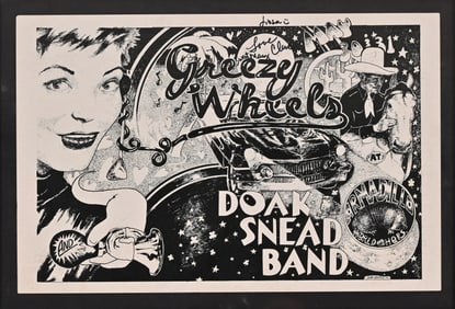 AWHQ Greezy Wheels Signed Poster by Sam Yeates