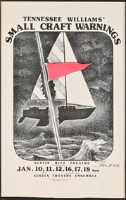 Tennessee Williams Ritz Theatre Poster by Franklin